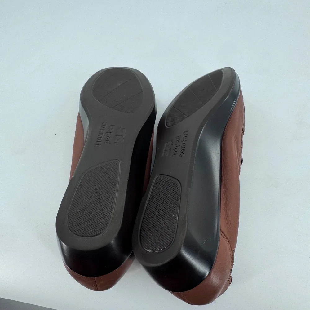 SAS Tripad Comfort Loafers Brown Leather Made in USA Slip On‎ Shoes Size 9N